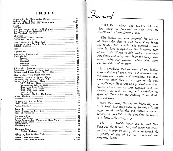 1001 Facts About the World's Fair and New York