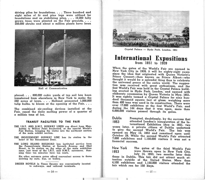 1001 Facts About the World's Fair and New York