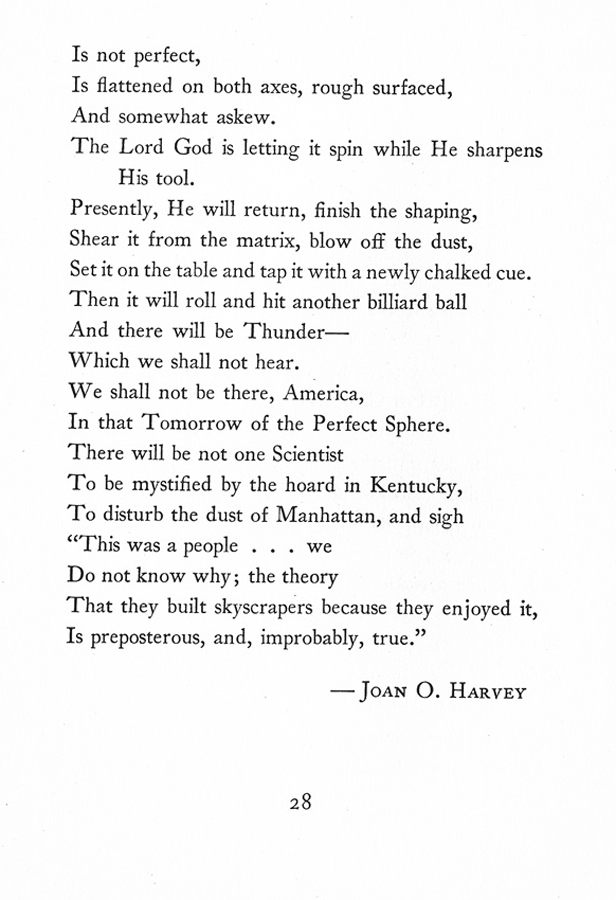 Prize Poems of the 1939 New York World's Fair