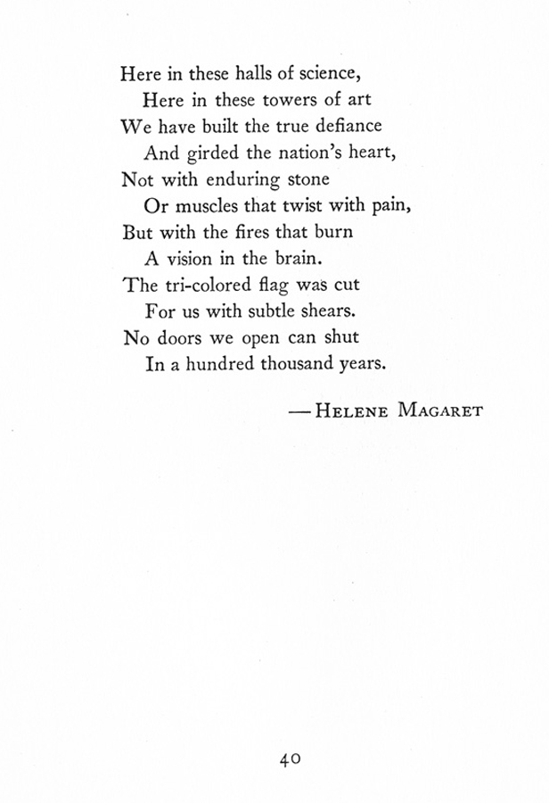 Prize Poems of the 1939 New York World's Fair