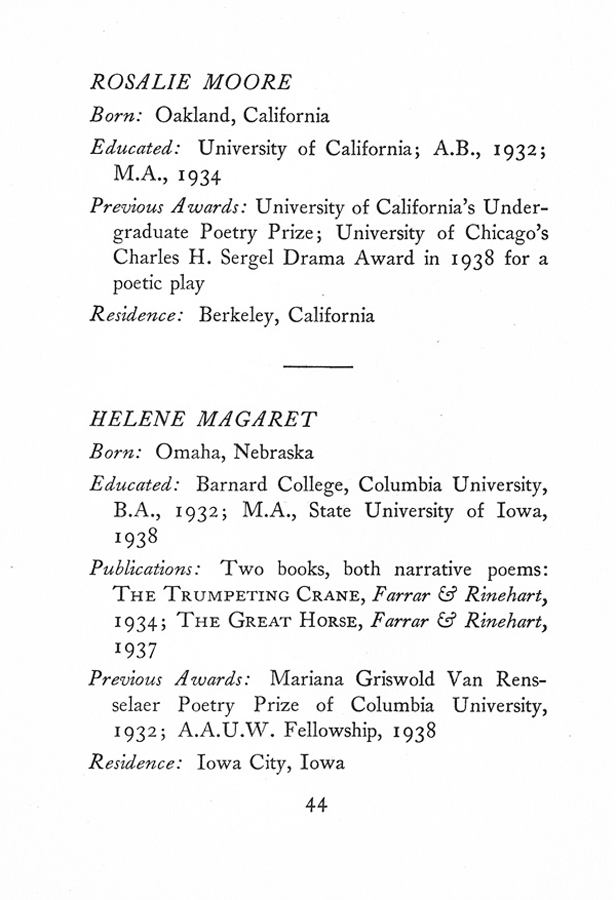 Prize Poems of the 1939 New York World's Fair