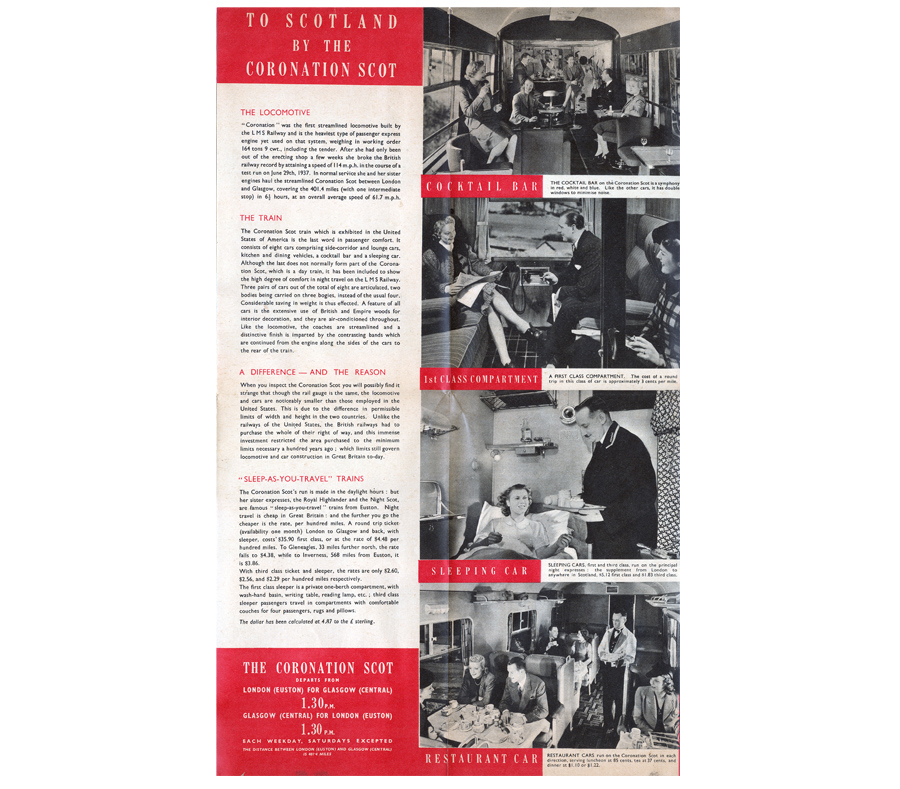 Coronation Scot flyer