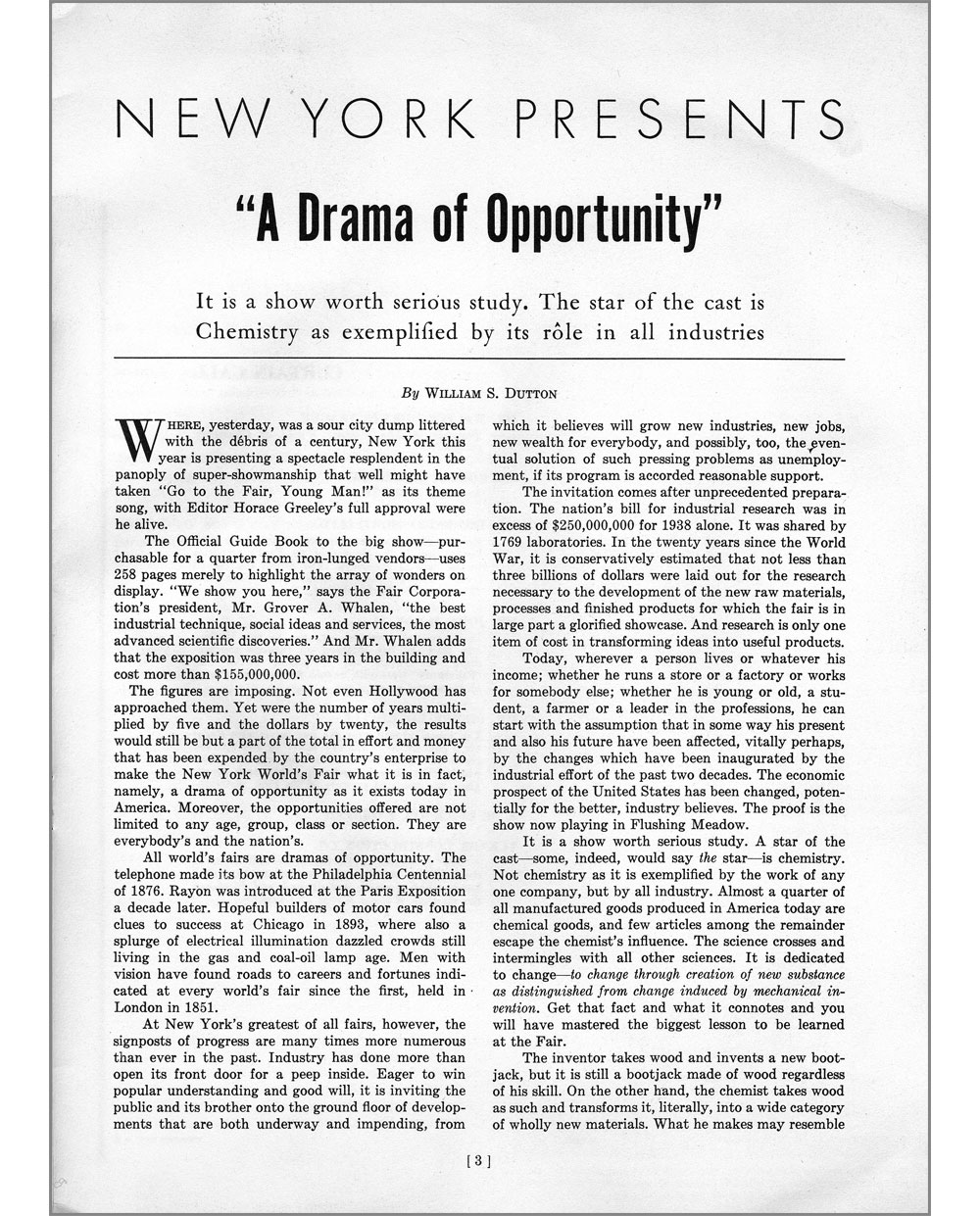 Dupont - The Wonder World of Chemistry -1939