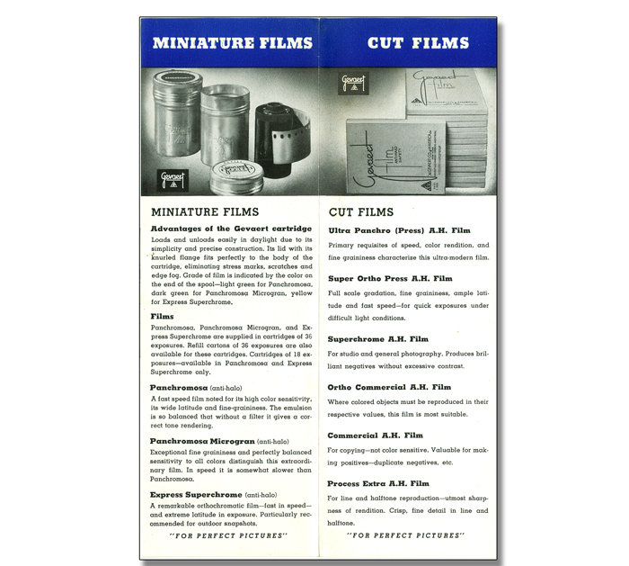 Gevaert - List of Products