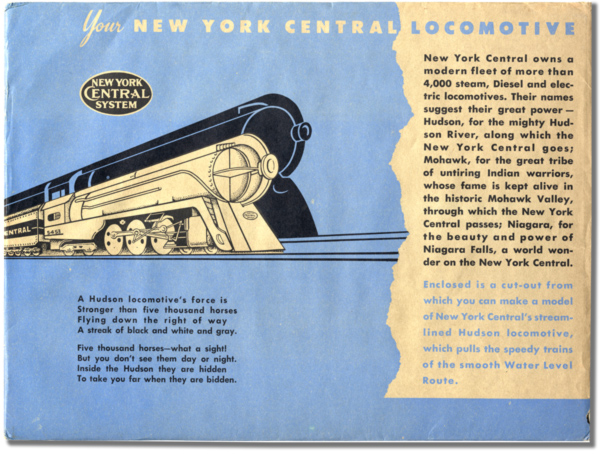 New York Central RR Cutout