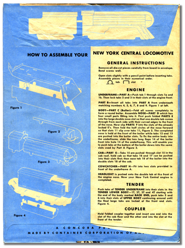 New York Central RR Cutout