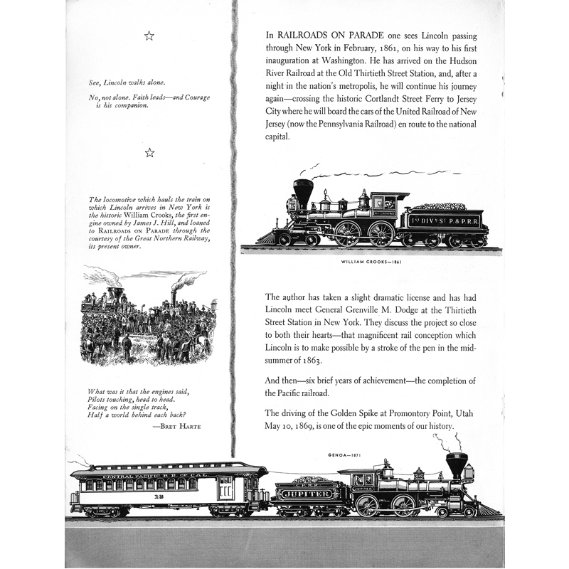 Railroads on Parade Book