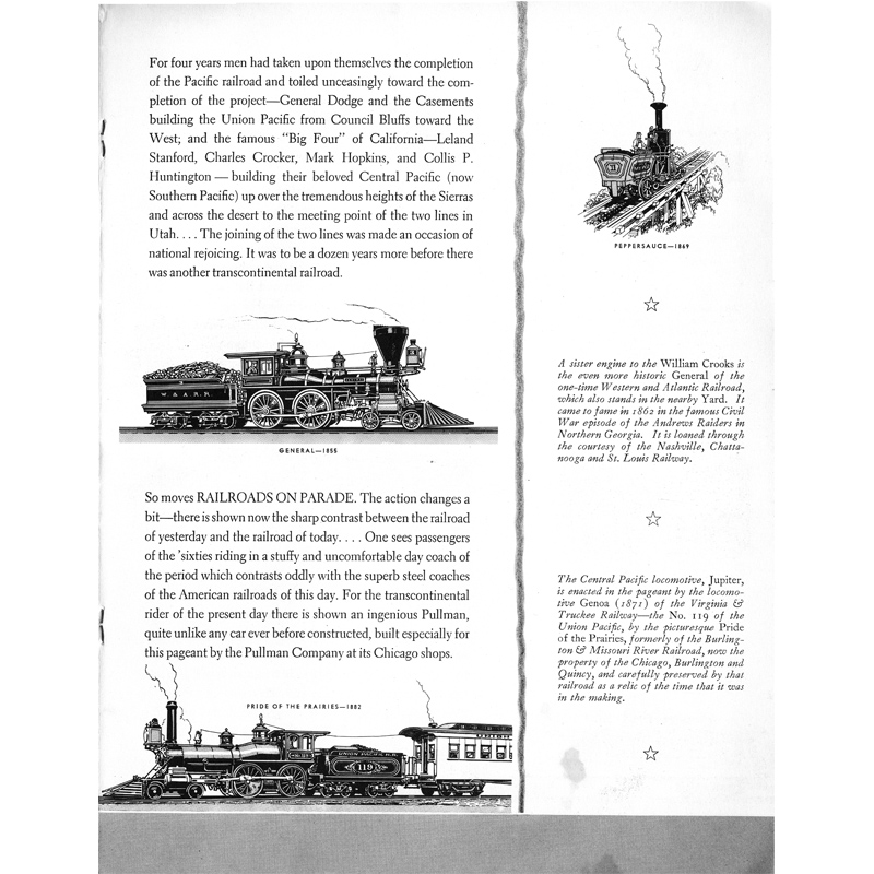 Railroads on Parade Book