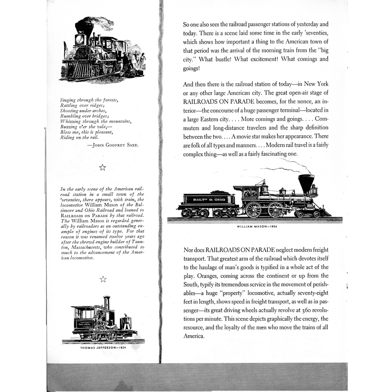 Railroads on Parade Book