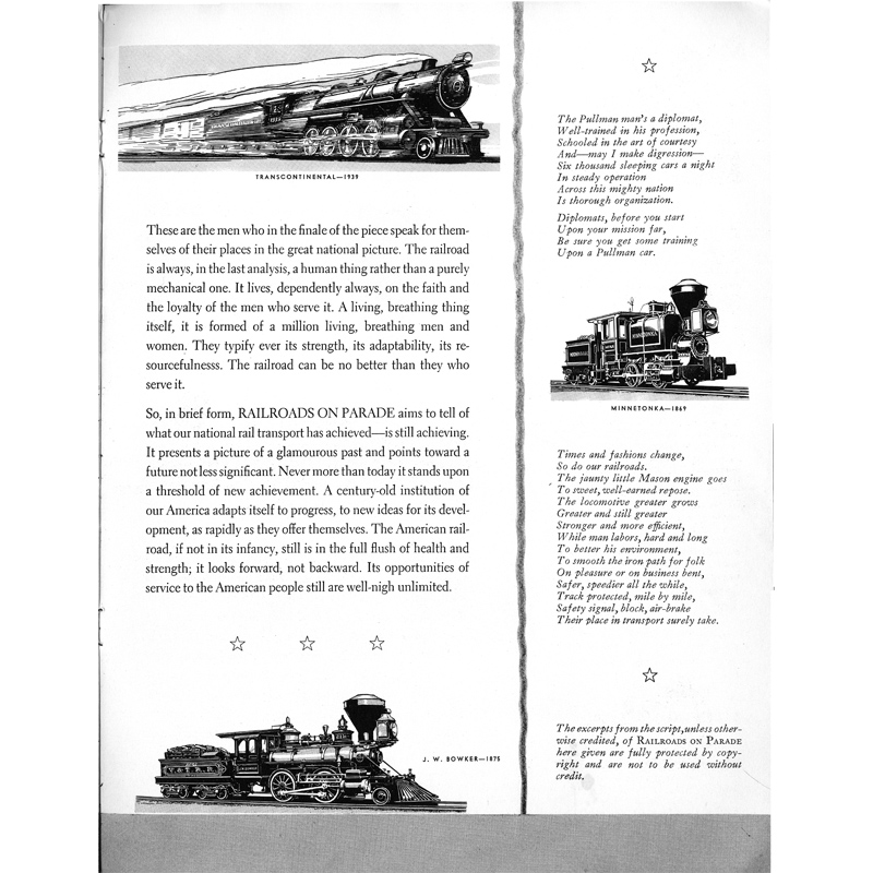 Railroads on Parade Book
