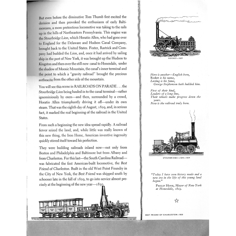 Railroads on Parade Book