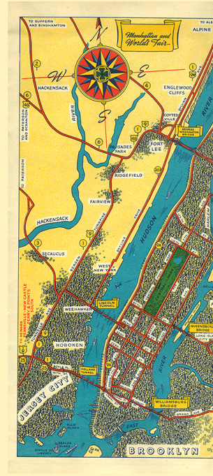 Fastest Route Between World's Fair and Washington DC