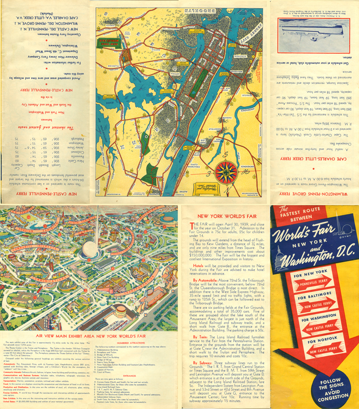 Fastest Route Between World's Fair and Washington DC