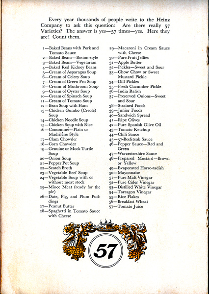 The History of Heinz 57