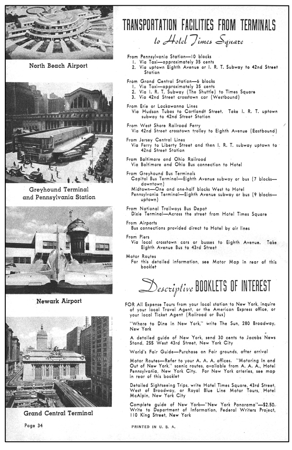 Hotel Times Square and Hotel Breslin
