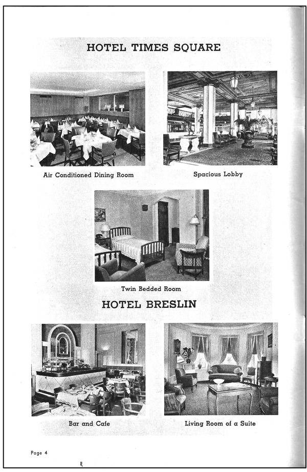 Hotel Times Square and Hotel Breslin