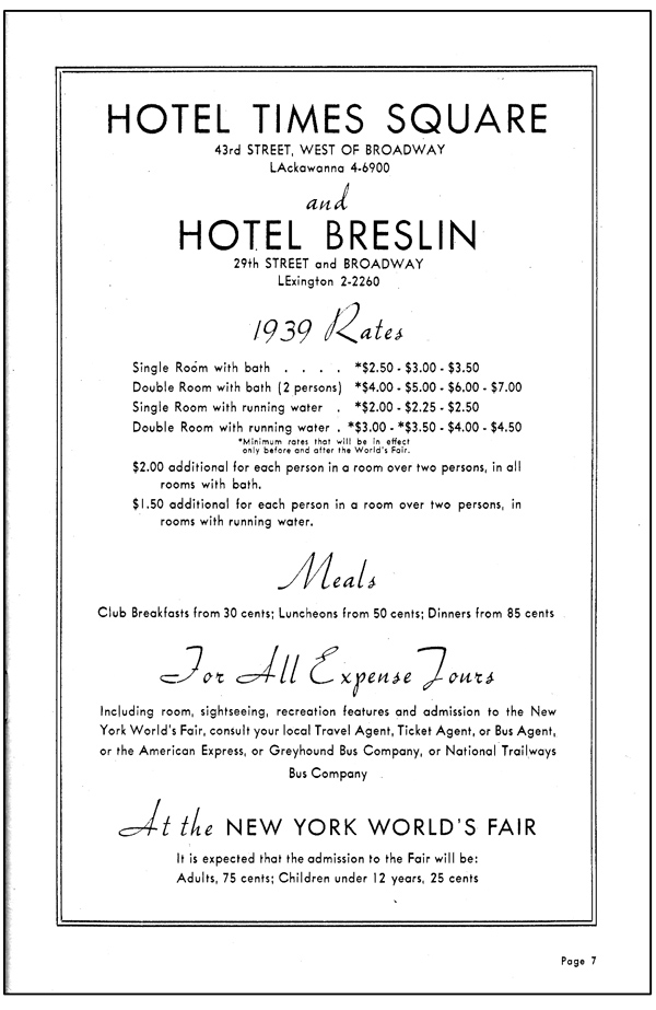 Hotel Times Square and Hotel Breslin