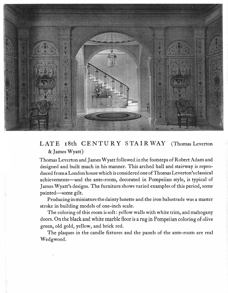 Miniature Rooms by Mrs. James Ward Thorne