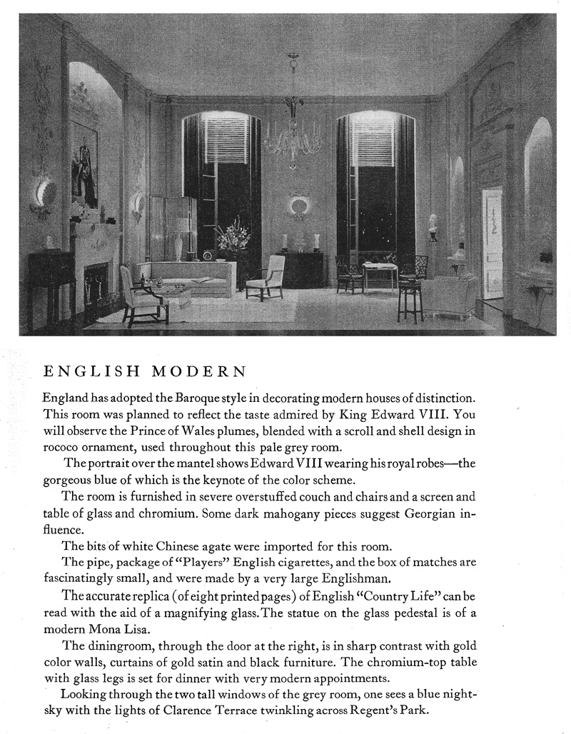 Miniature Rooms by Mrs. James Ward Thorne