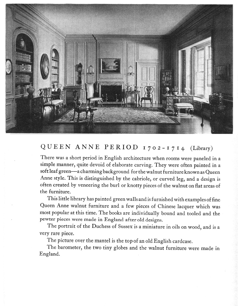Miniature Rooms by Mrs. James Ward Thorne