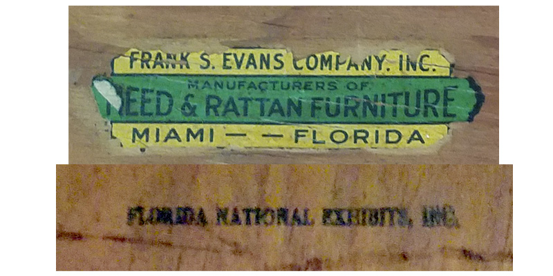 Rattan End Table