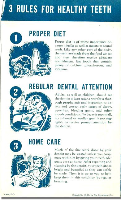 Pepsodent Flyer