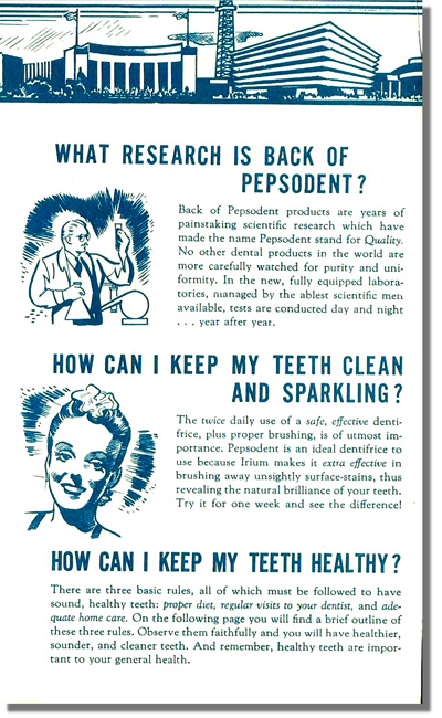 Pepsodent Flyer