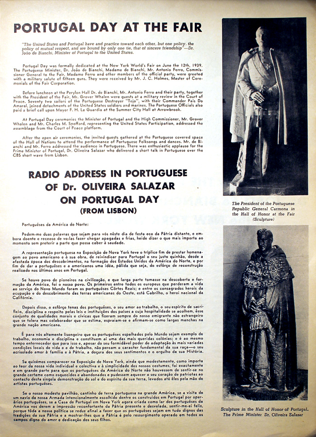 Portugal 1939 Fair Brochure