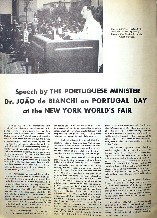 Portugal 1939 Fair Brochure