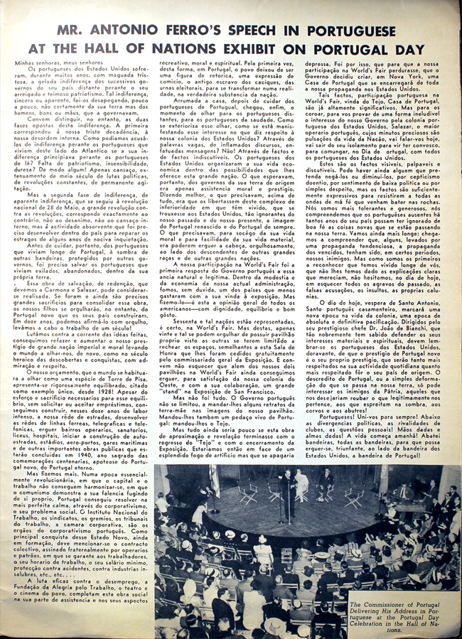 Portugal 1939 Fair Brochure