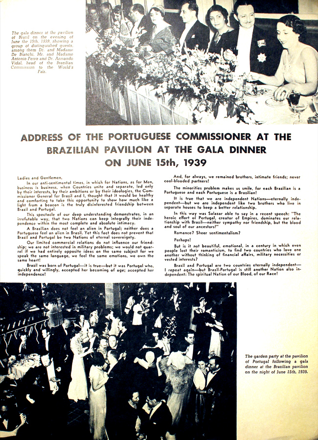 Portugal 1939 Fair Brochure
