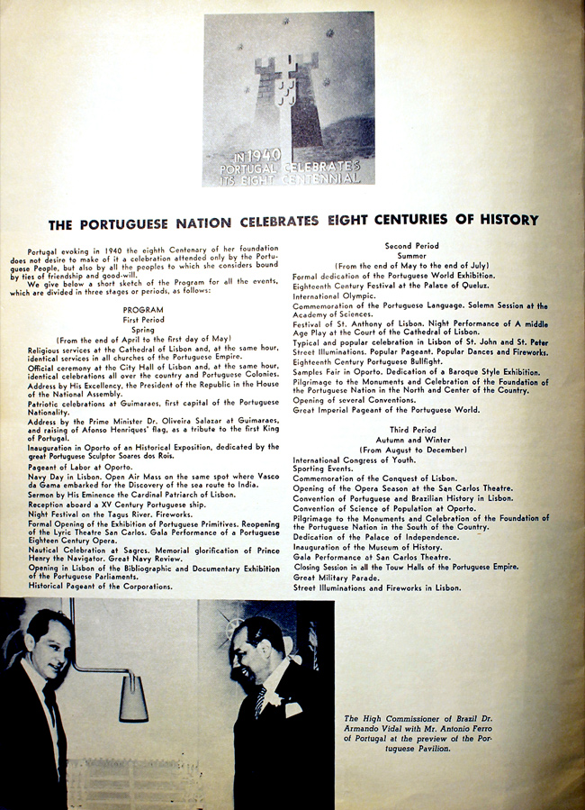 Portugal 1939 Fair Brochure