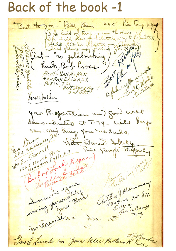 Signed 1939 Guide Book