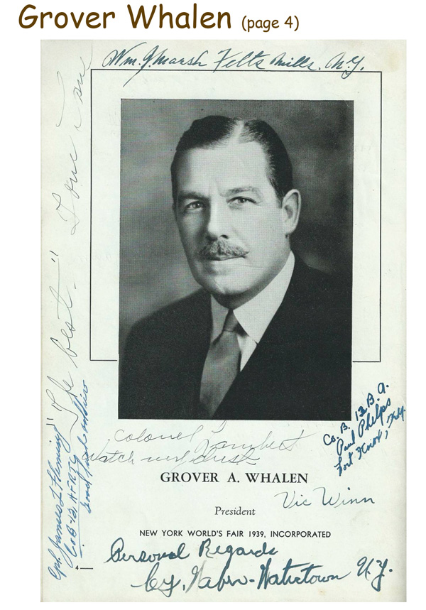 Signed 1939 Guide Book