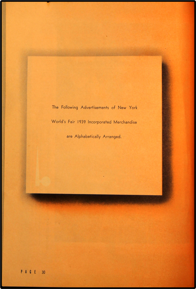 1939 World's Fair Licensed Merchandise