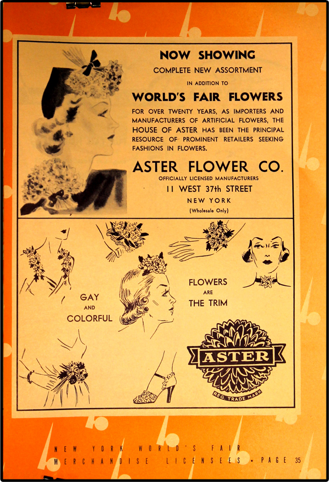 1939 World's Fair Licensed Merchandise
