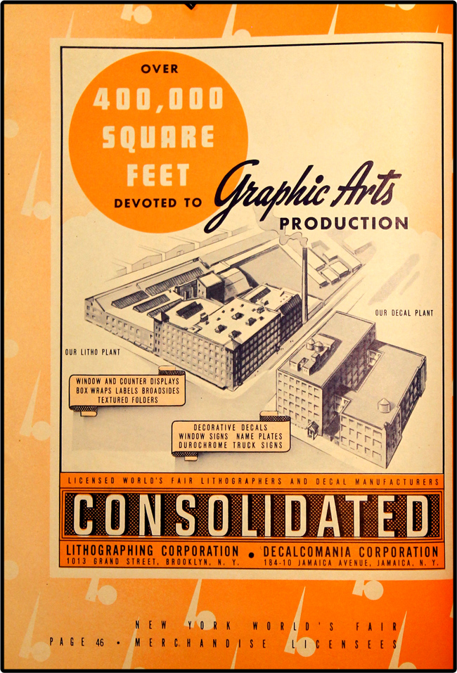 1939 World's Fair Licensed Merchandise