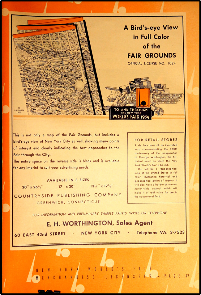 1939 World's Fair Licensed Merchandise