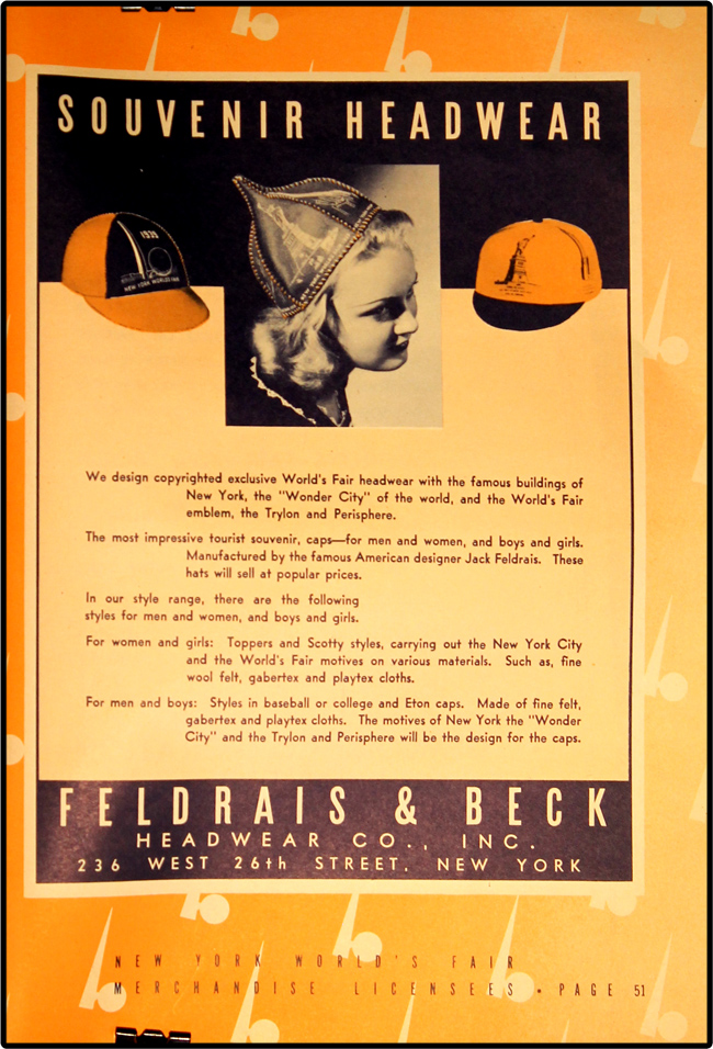 1939 World's Fair Licensed Merchandise