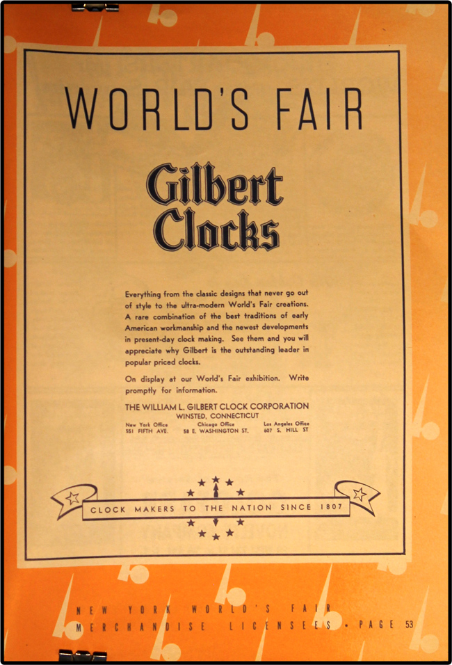 1939 World's Fair Licensed Merchandise