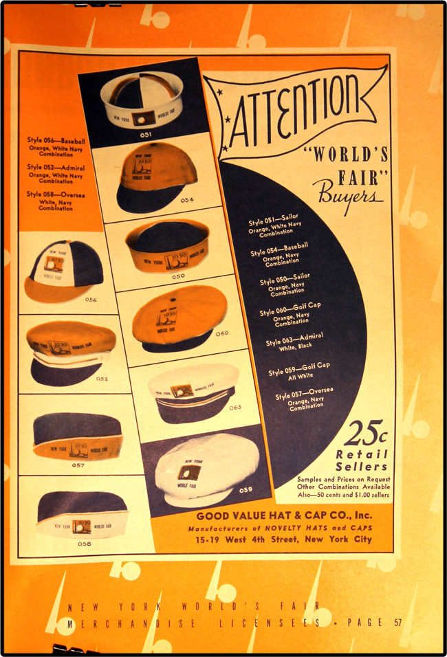 1939 World's Fair Licensed Merchandise