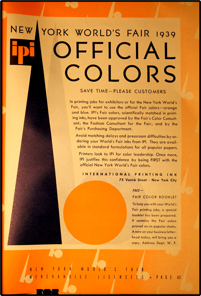 1939 World's Fair Licensed Merchandise