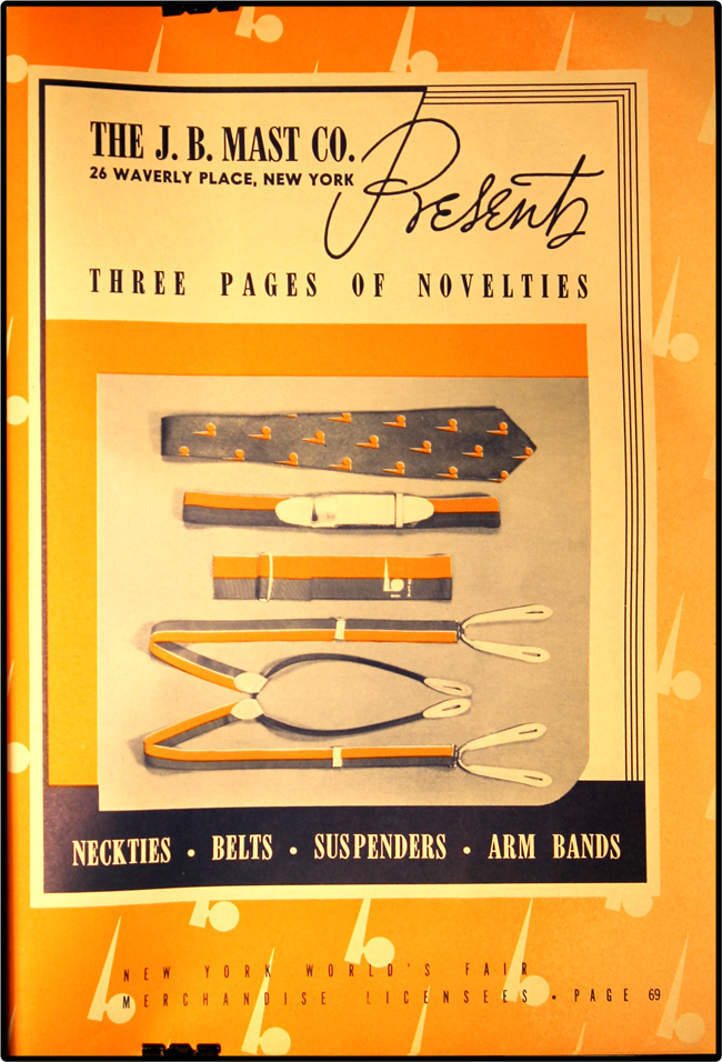 1939 World's Fair Licensed Merchandise