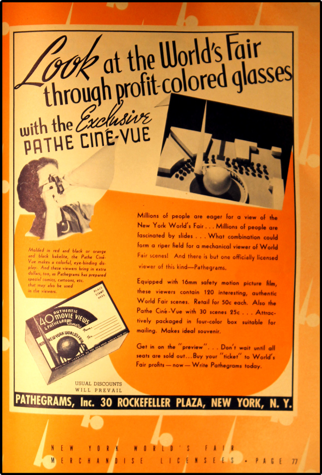 1939 World's Fair Licensed Merchandise
