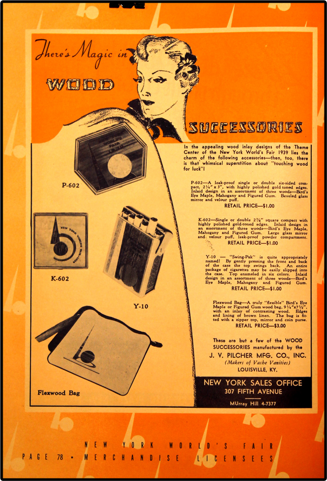 1939 World's Fair Licensed Merchandise