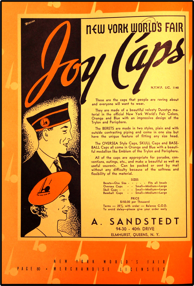 1939 World's Fair Licensed Merchandise