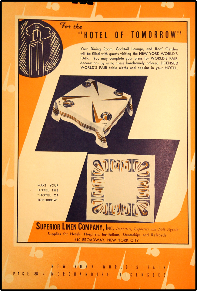 1939 World's Fair Licensed Merchandise