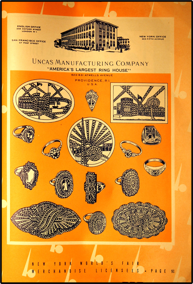 1939 World's Fair Licensed Merchandise