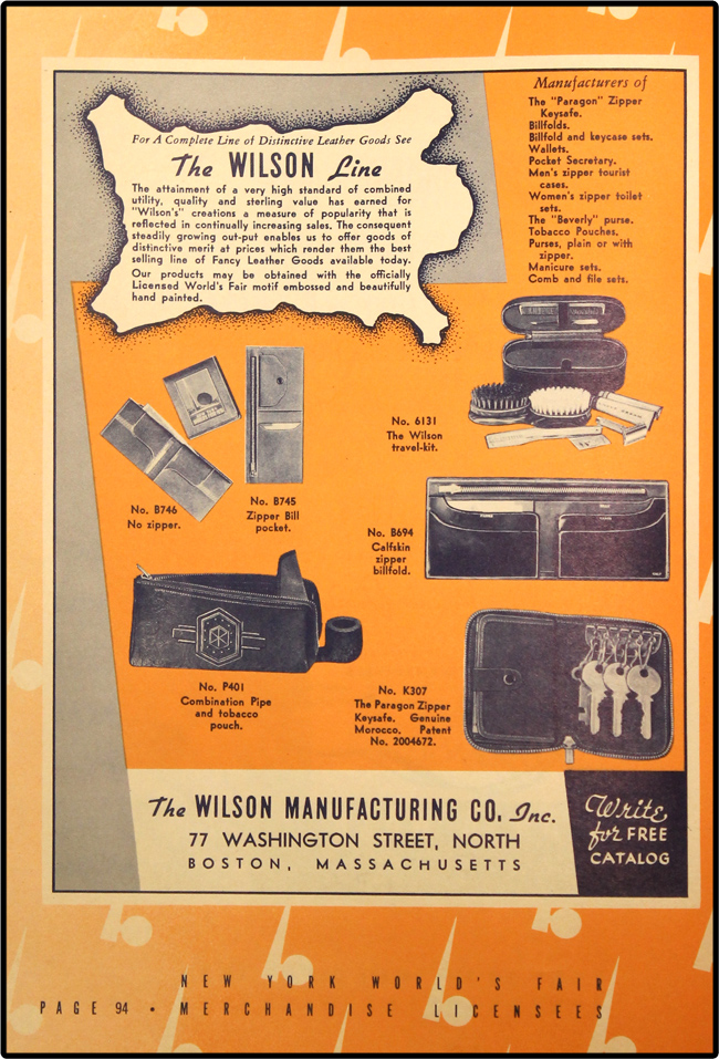 1939 World's Fair Licensed Merchandise