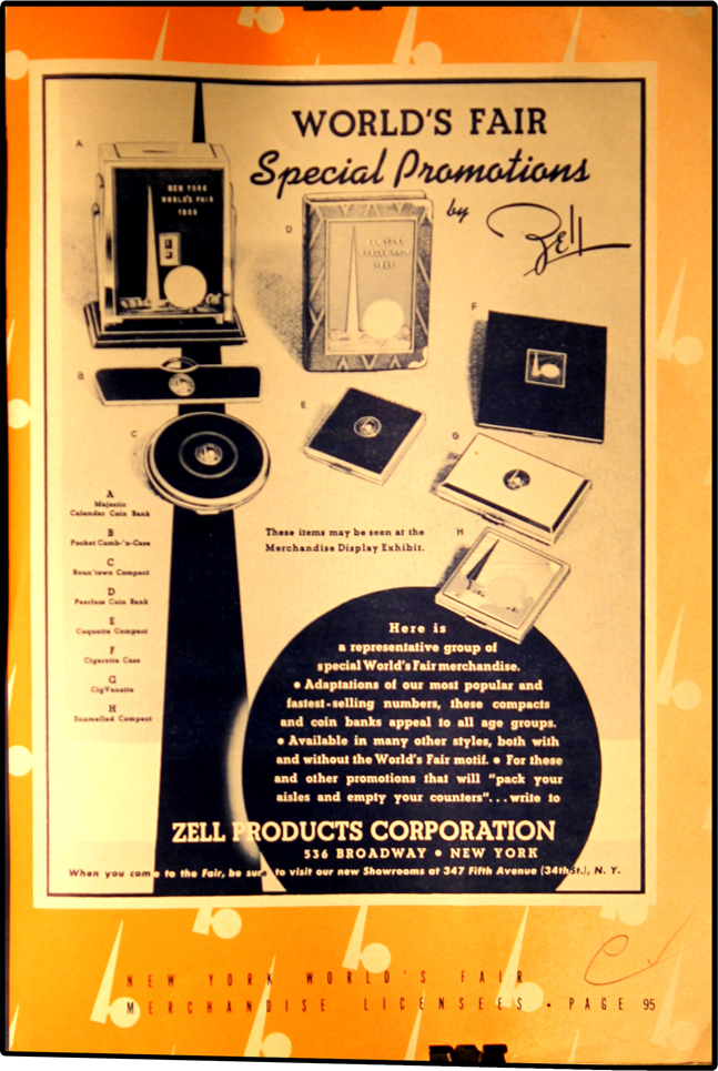 1939 World's Fair Licensed Merchandise